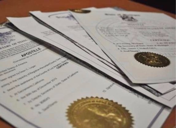 donde se apostilla un poder notarial